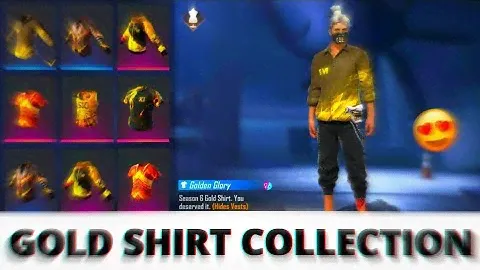 RANKED MAP GOLD T SHIRT COLLECTION SEASON 6 TO 10 😍❤️