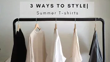 3 BASIC Ways to style T-shirts for the SUMMER | Men's Fashion