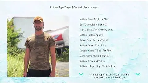 Rothco Tiger Stripe T-Shirt-Xl,(Green Camo)