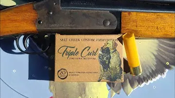 That's Pretty Nice! Salt Creek Triple Curl 20ga 2-3/4" 7/8oz TSS #9 40yd Test W/ Savage Model 24