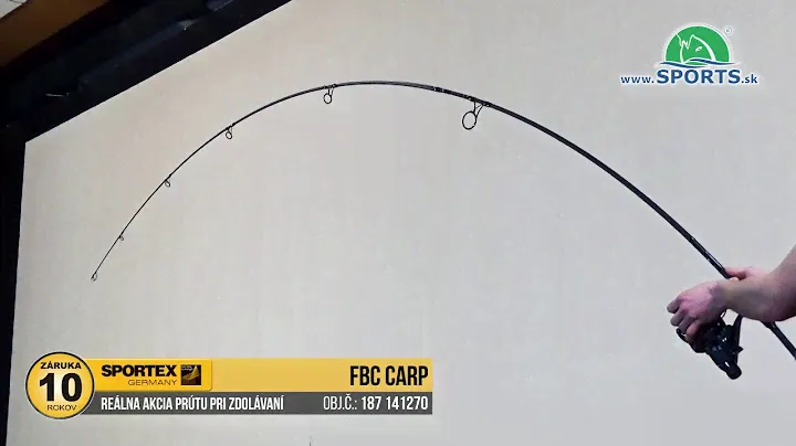 TEST akcie kaprárskeho prútu SPORTEX FBC Carp (obj. č. 187 141270 )