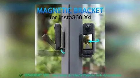 ✔️Magnetic Bracket for Insta360 X4 Accessories Multifunctional Desktop B