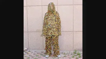 3D Leaf Camo Yowie Outdoor Ghillie Suit 3 Pieces Hunting Bionic Camouflage Clothing Sniper Tactical