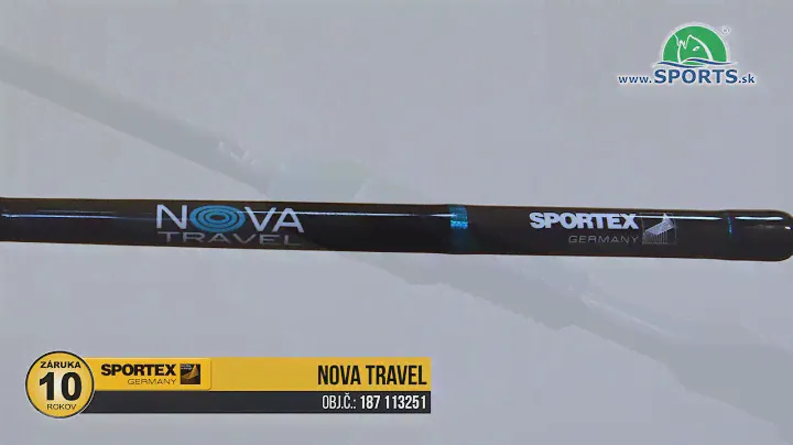 TEST akcie prívlačovej udice SPORTEX NOVA Travel  (obj. č. 187 113251)