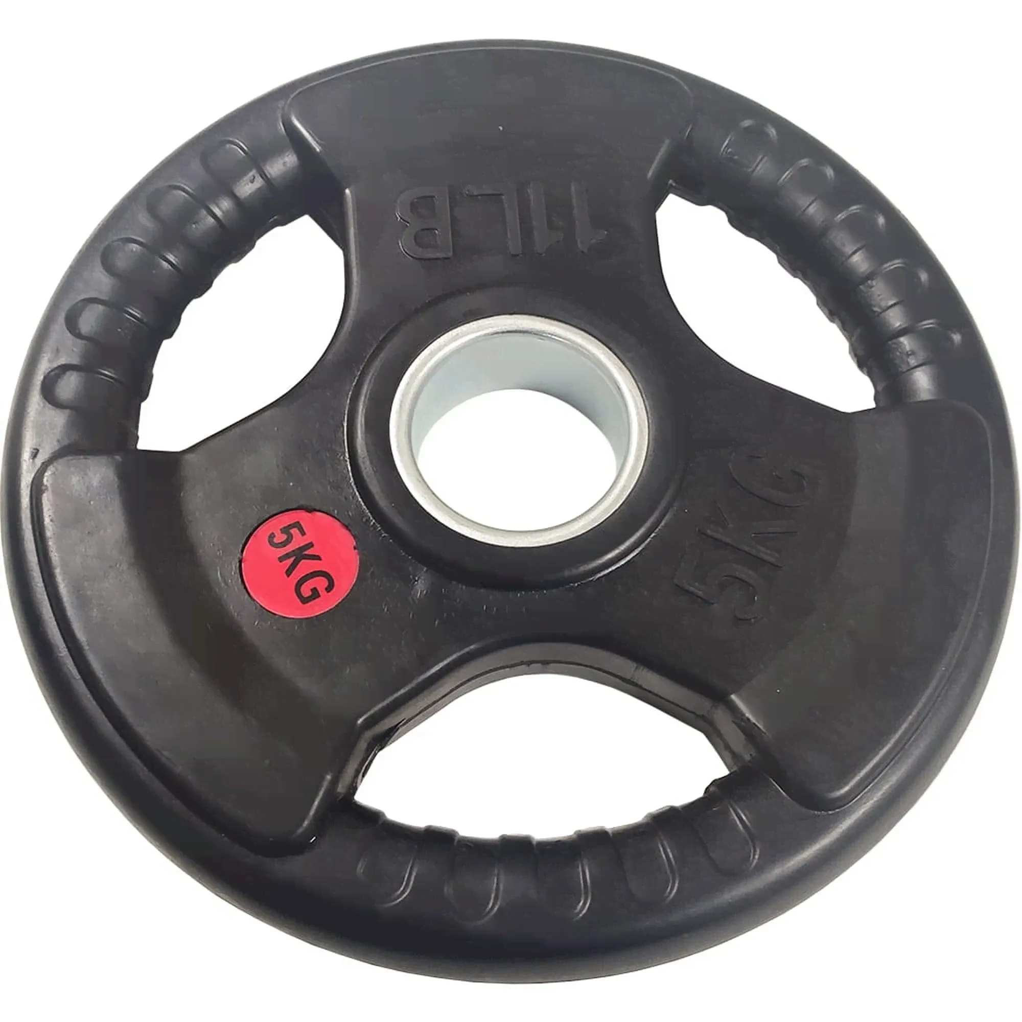 Диск обрезиненный 5 кг Sportex (d26 мм) E36833 чёрный-0
