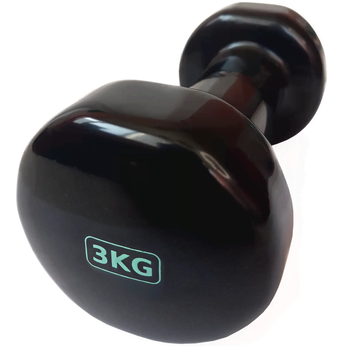 Гантель виниловая 3,0 кг (черная) Sportex HKDB115-3.0-0